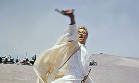 Peter O'Toole in Lawrence of Arabia, 1962.