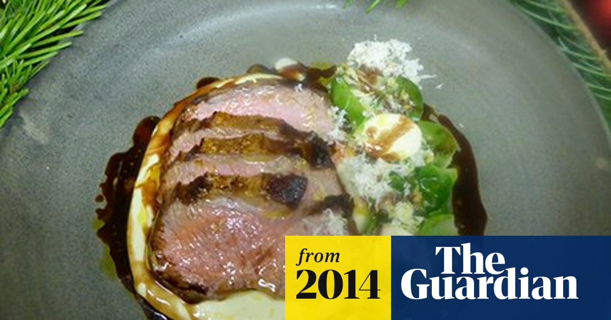 How to cook chump of lamb roasted with Christmas tree – recipe | Food