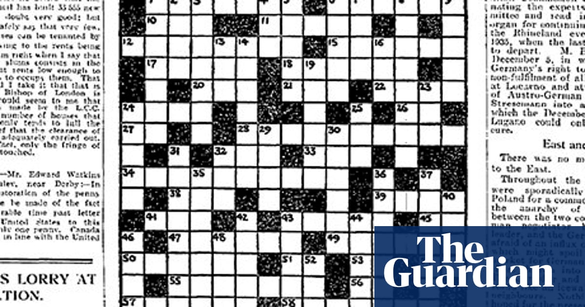 Can you solve the first Guardian crossword? | Crosswords ...