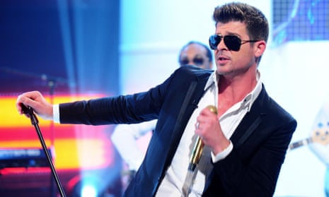 The singer Robin Thicke