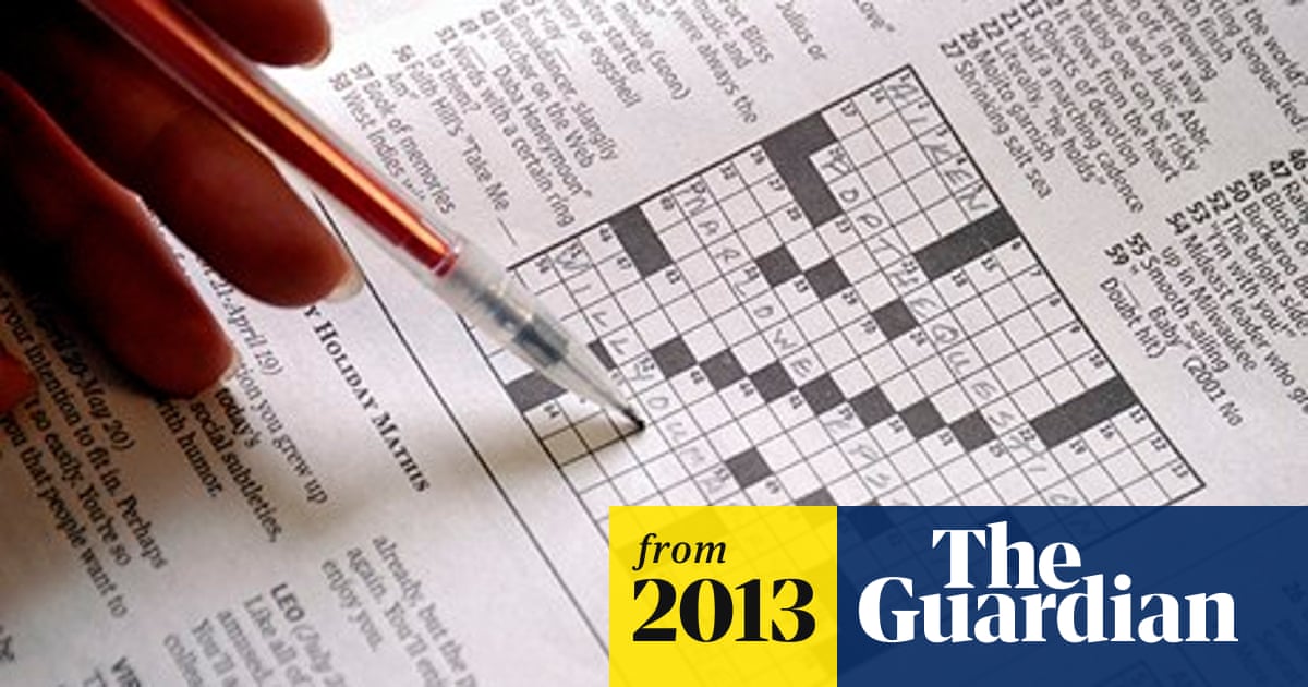 This is the world's first crossword puzzle… so can YOU solve it?