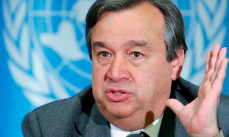 António Guterres, UN high commissioner for refugees