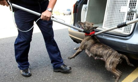 Police dog handlers 