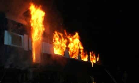 Sex at fire in Kanpur