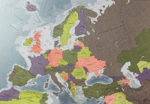 Gift guide map: Map Europe recrop