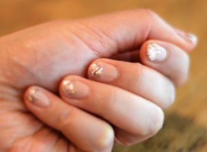 Glitter Nails Made Easy Fashion The Guardian Glitter Nails Made Easy Fashion The Guardian