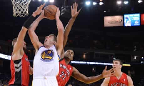 Tuesday night, the Toronto Raptors couldn't stop David Lee and the Golden State Warriors in the second half of a 112-103 loss. The Warriors, from the Western Conference, were able to beat the Eastern Conference Raptors despite falling into a 27 point hole early on, an embarrassing defeat that reflected the imbalance power in the NBA this season.