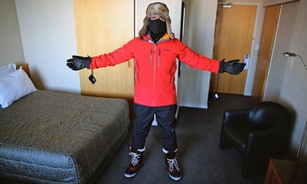 Antarctica Live: Alok Jha in cold-weather gear