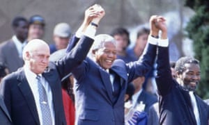 Image result for fw de klerk MANDELA
