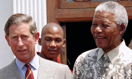 Prince of Wales with Nelson Mandela in 1997