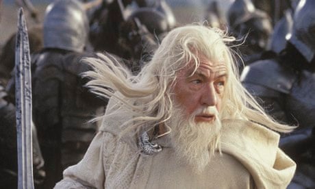 Sir Ian McKellen as Gandalf in Lord of the Rings 