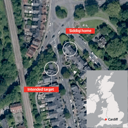 Map: Cardiff, murdered teenager