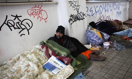 Greese Homless Greece is facing a humanitarian crisis | Alex Politaki | The Guardian