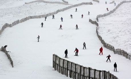 Ski slopes near Braemar, Aberdeenshire