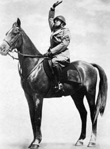 Mussolini on Horseback, ca. 1940