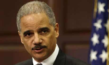 Eric Holder, the US attorney general