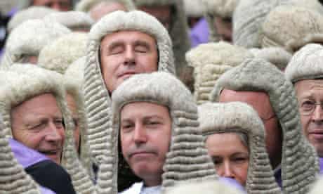 British judges and barristers 