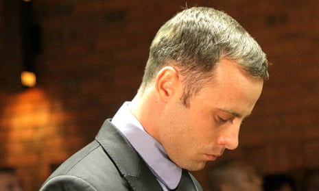 Oscar Pistorius in court on 22 February 2013.