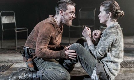James McAvoy and Claire Foy in Macbeth at Trafalgar Studios in London