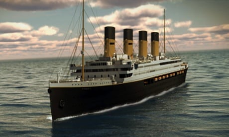 A computer image of the exterior of Titanic 2