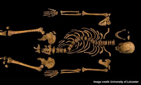 The skeleton of Richard III.