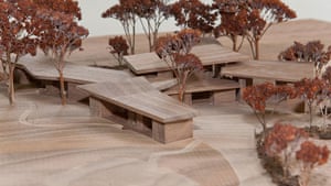 Zumthor: Peter Zumthor's model of his Secular Retreat for Living Architecture