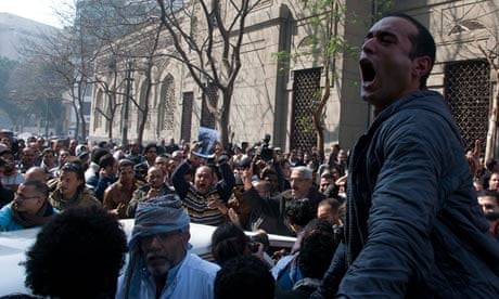 Egyptian protester's funeral