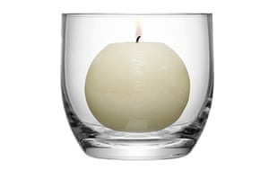 Love gifts: Candle in glass holder