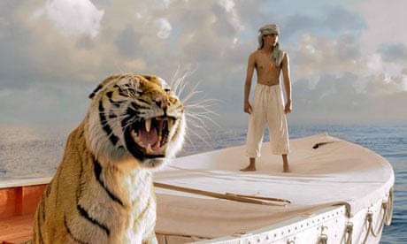 the tiger in Ang Lee's life of Pi