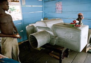 Coffins in Ghana: A coffin shaped as a camera, for someone who worked in photography industry