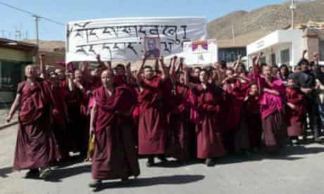China Tibet protests