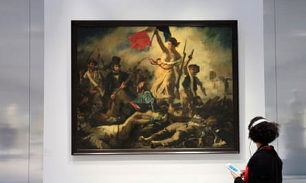 Delacroix Painting At Lens Louvre Gallery Defaced With Permanent