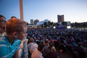 Adelaide Festival Day 1: A boy waits for Neil Finn and Paul Kelly to come onstage