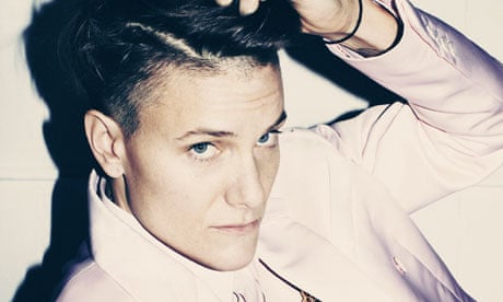 Casey Legler wearing Givenchy suit
