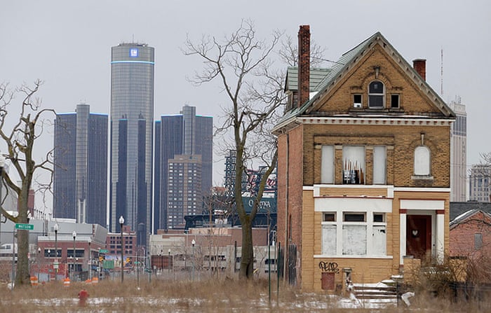 Detroit A City In Decline In Pictures Cities The Guardian