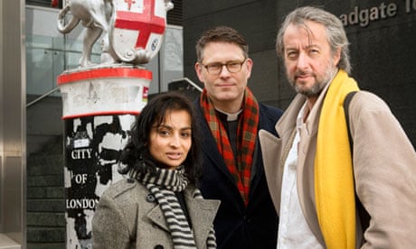 City Reform Group: Shanaz Khan, William Taylor and Jonathan Myerson, who are running in elections