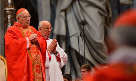 The dean of the college of cardinals, Angelo Sodano