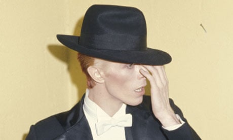 David Bowie at the Grammy awards in 1975