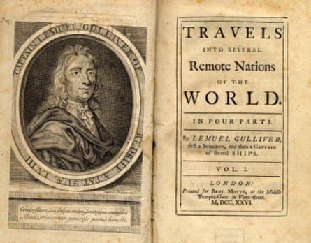 Title page of Swift's Gulliver's Travels