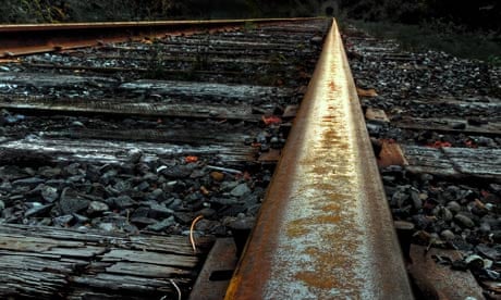 Rusty train track 