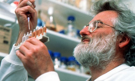 John Sulston, who helped complete the 'working draft' of the human genome sequence