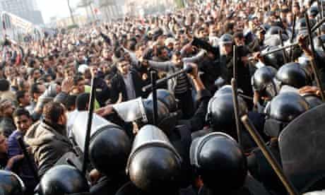 riot police tahrir