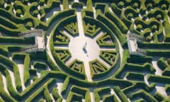 Hedge maze at Blenheim Palace