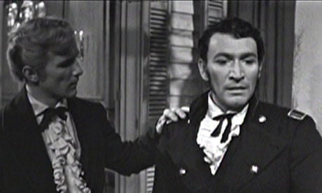 Graydon Gould and Peter Wyngarde in the ITV drama South