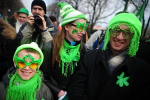 St Patrick's Day Parade: St. Patrick's Day celebrated in Moscow