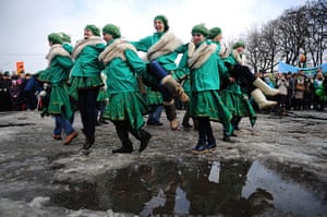 St Patrick's Day Parade: St. Patrick's Day celebrated in Moscow