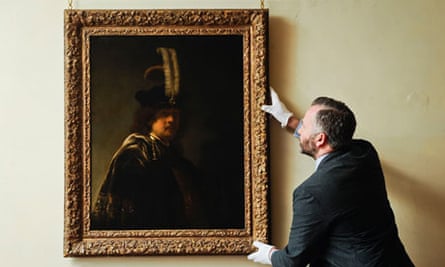 Self Portrait Bequeathed To National Trust Is Identified As Lost Rembrandt Rembrandt The Guardian