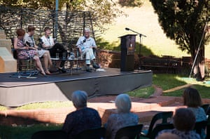 Adelaide Festival Day 2: Poets LK Holt, Josephine Rowe and Fiona Wright speak on the west stage