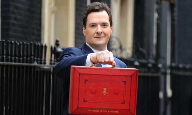 George Osborne outside No 11 before delivering his budget speech on 20 March 2013.