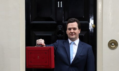 Chancellor George Osborne outside 11 Downing Street